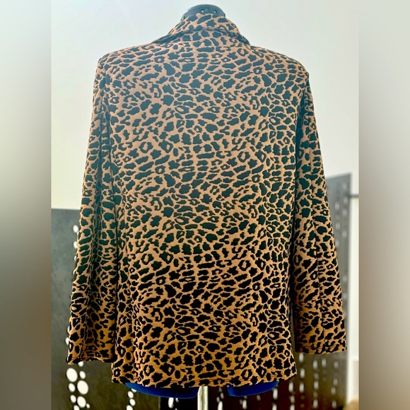 ASOS Animal jacquard stretch jersey jacket - Size 14 - Picture 5 of 6